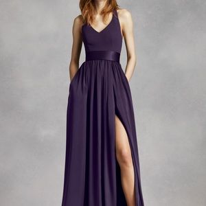 Long silk dress